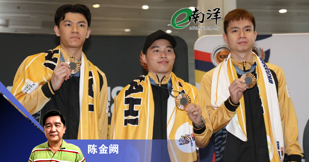 奥运选手 值得尊敬/陈金阙